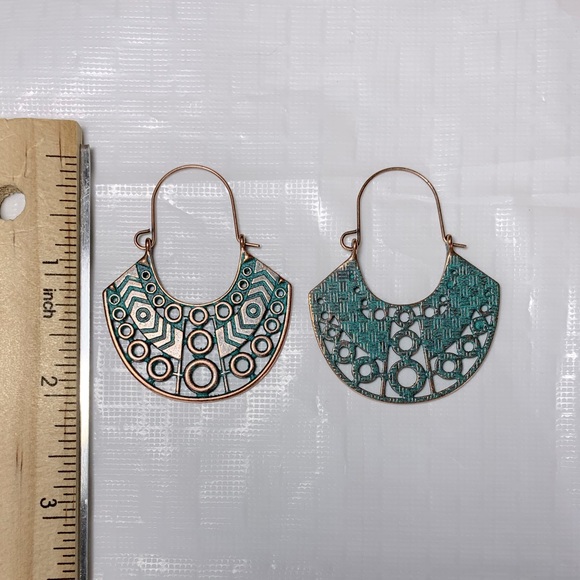 Boho Hoop Earrings - Picture 3 of 3
